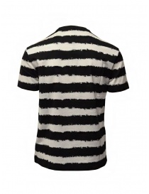 John Varvatos t-shirt a righe orizzontali bianche e nere acquista online