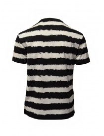 John Varvatos white and black horizontal striped t-shirt buy online