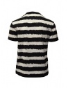 John Varvatos white and black horizontal striped t-shirt shop online mens t shirts