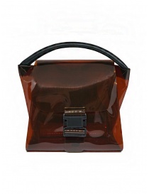 Zucca borsa in PVC marrone trasparente ZU07AG174-05 BROWN