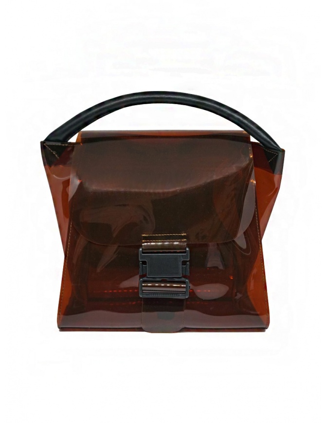 Zucca borsa in PVC marrone trasparente ZU07AG174-05 BROWN borse online shopping