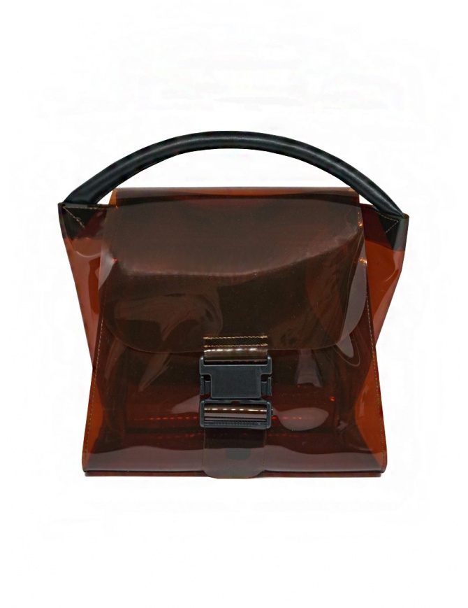 Zucca mini bag in transparent brown PVC ZU07AG174-05 BROWN bags online shopping