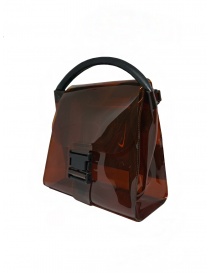 Zucca mini bag in transparent brown PVC buy online