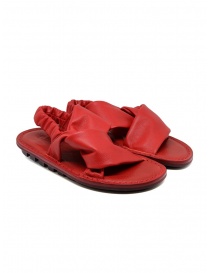 Trippen Embrace F red crossed sandals EMBRACE F VST WAW RED