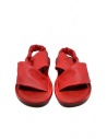Trippen Embrace F red crossed sandals shop online womens shoes