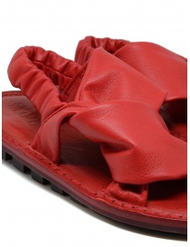 Trippen Embrace F red crossed sandals womens shoes price