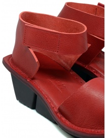 Trippen Scale F red leather sandals womens shoes price