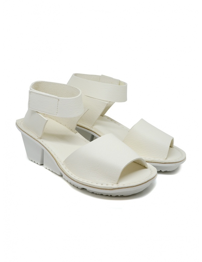 Trippen Scale F white leather sandals SCALE F WAW WHITE womens shoes online shopping