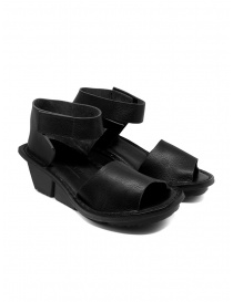 Trippen Scale F black leather sandals SCALE F WAW BLACK order online