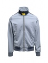 Parajumpers Nathan blue sweatshirt with zip buy online PMFLEFN11 NATHAN AGAVE