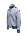 Parajumpers Nathan blue sweatshirt with zip shop online men s knitwear