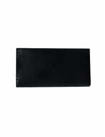 Feit long wallet in black leather online