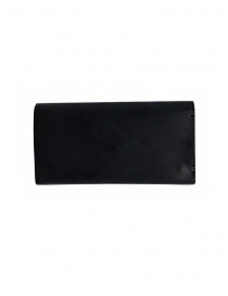 Feit long wallet in black leather price