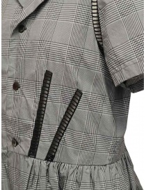 Miyao Prince of Wales check dress in gray womens dresses buy online