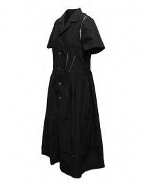 Miyao abito lungo nero con dettagli in pizzo acquista online