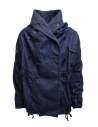 Kapital ring coat in dark blue denim EK-753 IDG price