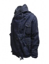 Kapital cappotto ad anello in denim blu scuro EK-753 IDG acquista online