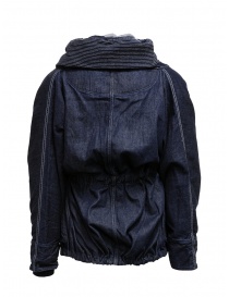 Kapital cappotto ad anello in denim blu scuro acquista online prezzo