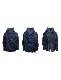 Kapital ring coat in dark blue denim buy online price