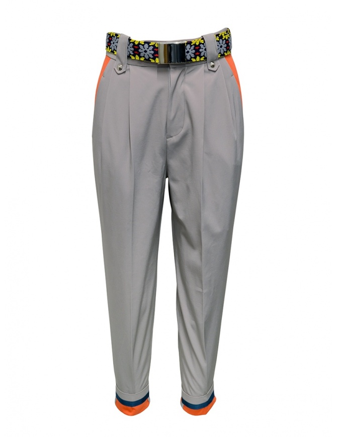 Kolor pantaloni beige con cintura colorata 20SCL-P03120 BEIGE pantaloni donna online shopping