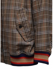 Kolor brown checked bomber jacket mens jackets price