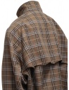 Kolor brown checked bomber jacket price 20SCM-G04105 BWNxNAVY shop online