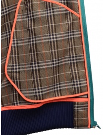 Kolor brown checked bomber jacket buy online price