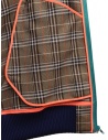 Kolor brown checked bomber jacket price 20SCM-G04105 BWNxNAVY shop online