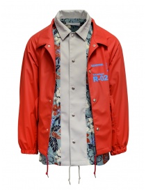 Kolor red jacket with floral print 20SCM-G05112 RED