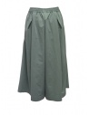 Plantation pantaloni cropped larghi verde salvia PL07FF004-09 GREEN prezzo