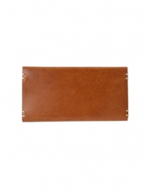Feit portafoglio lungo in pelle marrone online