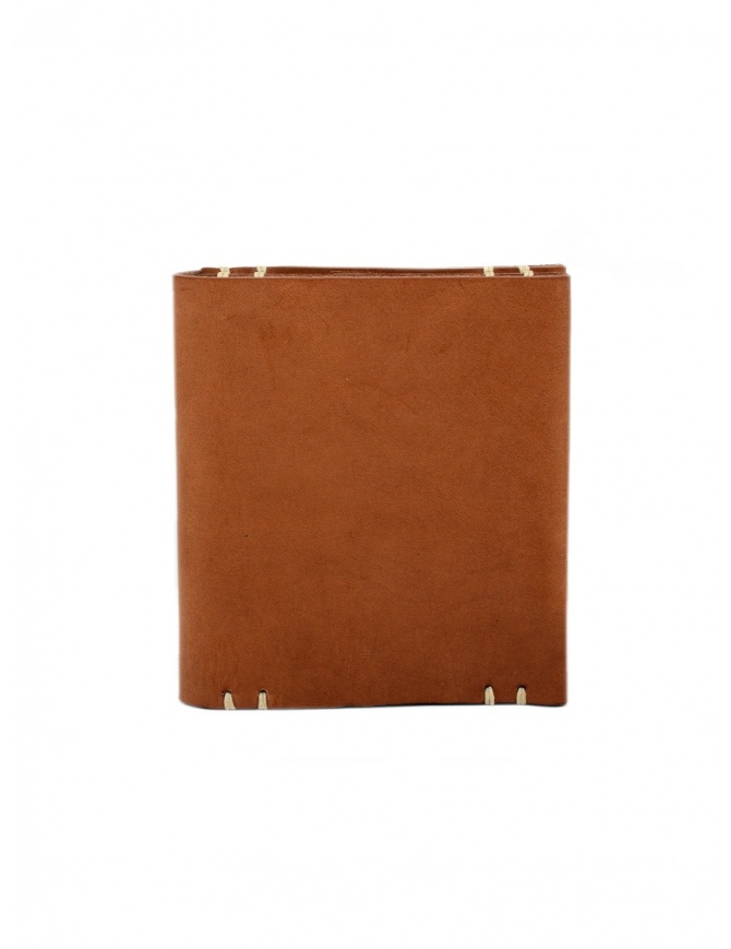 Feit square brown leather wallet AUWTWSL TAN H.S.SQUARE wallets online shopping