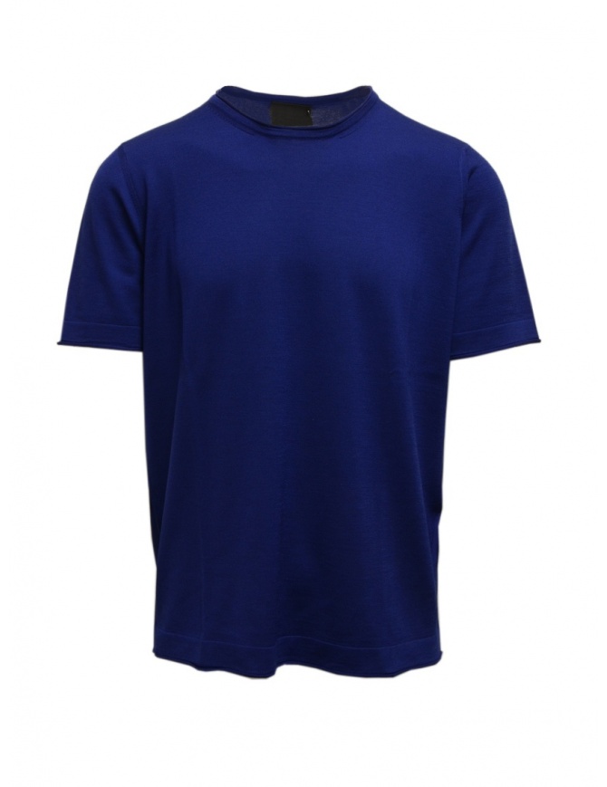 Goes Botanical teal blue t-shirt 100 3342 OTTANIO mens t shirts online shopping