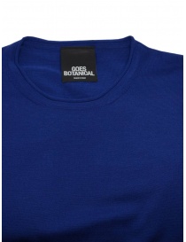 Goes Botanical teal blue t-shirt price