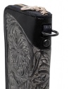 Gaiede black leather wallet decorated in silver ATCW001 BLACKxSILVER buy online