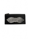 Gaiede bustina portafoglio cuoio nero e argento acquista online ATCW005 BLACKxSILVER