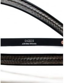 Gaiede black leather suspenders decorated in silver buy online price