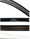 Gaiede bretelle in cuoio nero decorate in argento prezzo ATCO001 BLACKxSILVERshop online