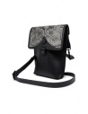 Gaiede borsa in pelle con patta decorata in argentoshop online borse