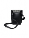 Gaiede borsa in pelle con patta decorata in argento ATCB002 BLACKxSILVER prezzo