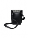 Gaiede leather bag with flap decorated in silver ATCB002 BLACKxSILVER price