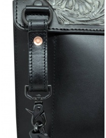 Gaiede borsa in pelle con patta decorata in argento borse acquista online