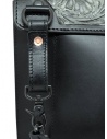 Gaiede borsa in pelle con patta decorata in argento ATCB002 BLACKxSILVER acquista online