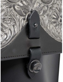 Gaiede borsa in pelle con patta decorata in argento acquista online prezzo