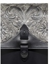 Gaiede borsa in pelle con patta decorata in argento prezzo ATCB002 BLACKxSILVERshop online