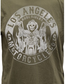 Rude Riders t-shirt Los Angeles Motorcycle verde prezzo