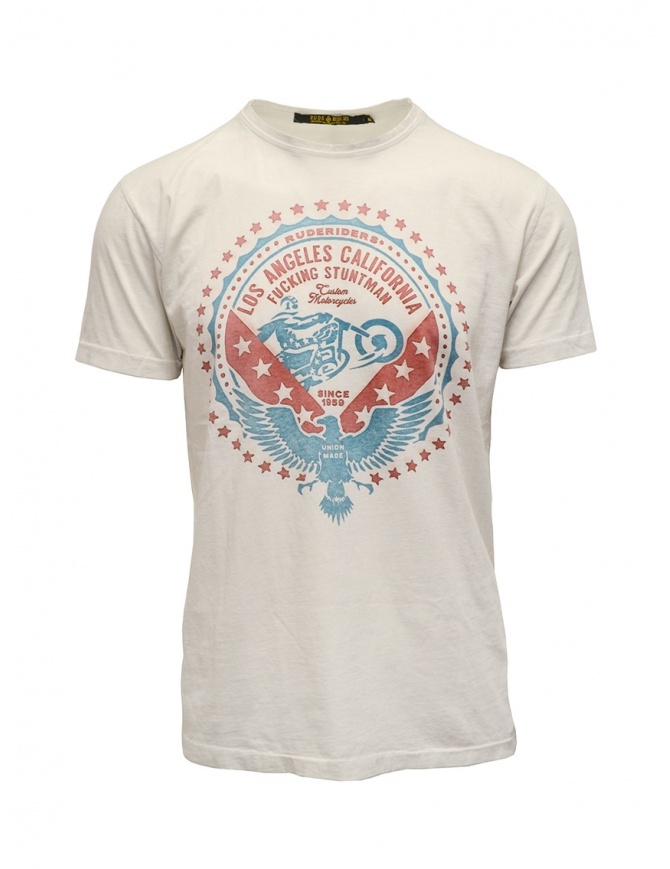 Rude Riders Fucking Stuntman white t-shirt R04000 84025 TSHIRT WHITE mens t shirts online shopping