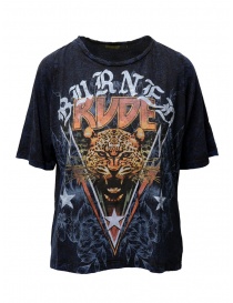 T shirt donna online: Rude Riders t-shirt Burned Rude blu