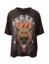 Rude Riders t-shirt Burned Rude bordeaux acquista online R04522 86634 BURNED
