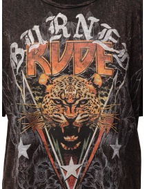 Rude Riders t-shirt Burned Rude bordeaux prezzo